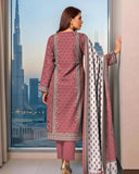 Elegant Printed Lawn Suit with Dupatta – Women’s 3 Piece Traditional Dress Set