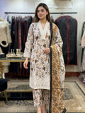 Ivory Garden Printed Lawn Suit